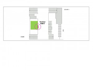 JR／南越谷駅／NewDaysビジョン 1ヶ月間№1駅デジタルサイネージ、位置図