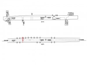 東京メトロ／地下鉄成増駅／有楽町線／№2駅看板・駅広告、位置図