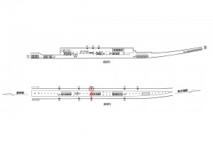 東京メトロ／辰巳駅／有楽町線／№5駅看板・駅広告、位置図