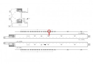 東急　大岡山駅／電気額面／№212駅看板・駅広告、位置図