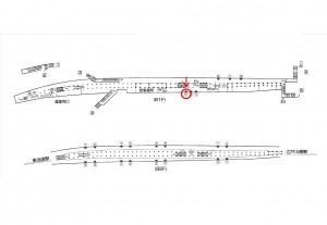 東京メトロ／護国寺駅／有楽町線／№17駅看板・駅広告、位置図
