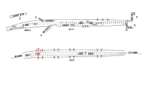 東京メトロ／護国寺駅／有楽町線／№1駅看板・駅広告、位置図