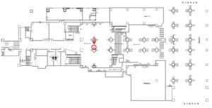 東武　草加駅／／№503駅看板・駅広告、位置図