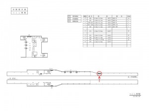 東急　つくし野駅／建植看板／№201駅看板・駅広告、位置図