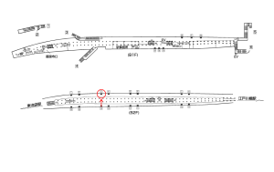 東京メトロ／護国寺駅／有楽町線／№3駅看板・駅広告、位置図
