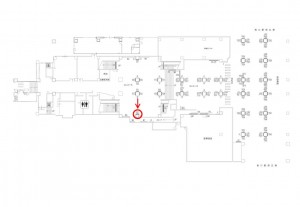 東武　草加駅／／№500駅看板・駅広告、位置図