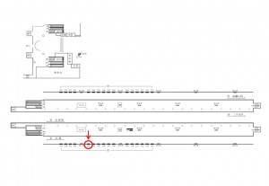 東急　大岡山駅／電気額面／№103駅看板・駅広告、位置図