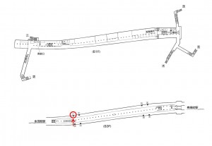 東京メトロ/桜田門駅/有楽町線/№1駅看板・駅広告、位置図