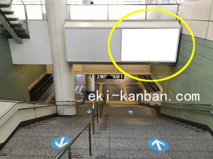 小田急　相模大野駅／階段正面／№1303駅看板・駅広告、写真2