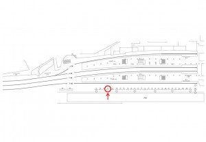 東武　柏駅／線路前／№104駅看板・駅広告、位置図