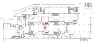 東武　柏駅／改札内／№42駅看板・駅広告、位置図