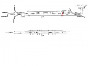東京メトロ／水天宮前駅／半蔵門線／№41駅看板・駅広告、位置図