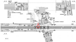 都営／神保町駅／新宿線　№W5-H4№4駅看板・駅広告、位置図