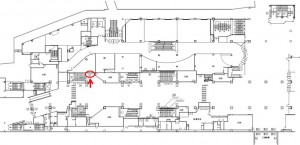 東武　柏駅／改札内／№31駅看板・駅広告、位置図