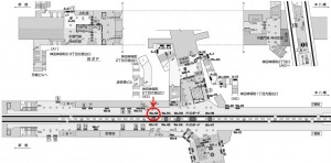 都営／神保町駅／新宿線　№W5-H2№2駅看板・駅広告、位置図