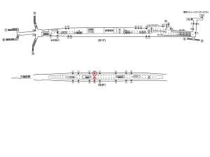 東京メトロ／水天宮前駅／半蔵門線／№6駅看板・駅広告、位置図