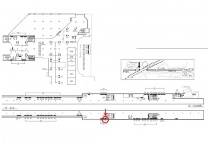 東急　青葉台駅／電気額面／№115駅看板・駅広告、位置図