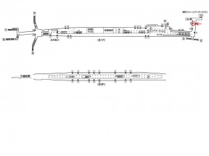 東京メトロ／水天宮前駅／半蔵門線／№51駅看板・駅広告、位置図