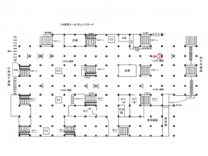 JR／池袋駅／48通路／№4駅看板・駅広告、位置図
