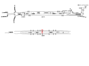 東京メトロ／水天宮前駅／半蔵門線／№7駅看板・駅広告、位置図