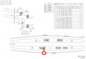 東急　旗の台駅／普通額面／№101駅看板・駅広告、位置図