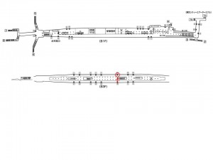 東京メトロ／水天宮前駅／半蔵門線／№10駅看板・駅広告、位置図