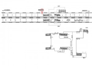 西武　東長崎駅／駅だて大型ボード／№2駅看板・駅広告、位置図