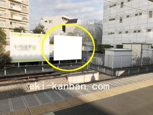 西武　東長崎駅／駅だて大型ボード／№2駅看板・駅広告、写真1