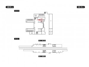 小田急 六会日大前駅//№1001駅看板・駅広告、位置図