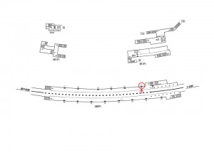 東京メトロ／三ノ輪駅／日比谷線／№6駅看板・駅広告、位置図