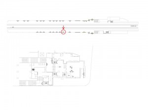 東武　東向島駅／／№020駅看板・駅広告、位置図