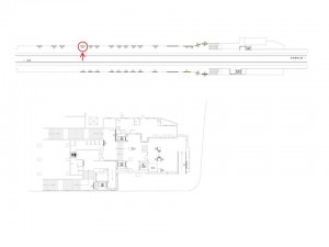 東武　東向島駅／／№034駅看板・駅広告、位置図