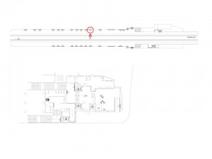 東武　東向島駅／／№041駅看板・駅広告、位置図