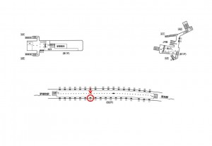 東京メトロ／八丁堀駅／日比谷線／№12駅看板・駅広告、位置図