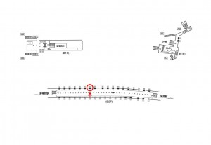 東京メトロ／八丁堀駅／日比谷線／№25駅看板・駅広告、位置図