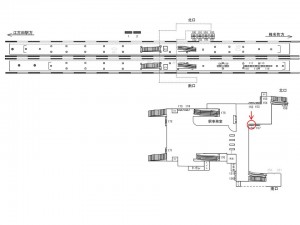 西武　東長崎駅／駅でん／№156駅看板・駅広告、位置図