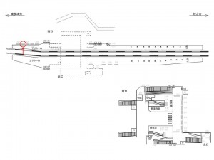 西武　江古田駅／額面／№236駅看板・駅広告、位置図