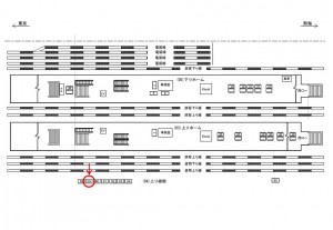 JR／平塚駅／上り線側／№59駅看板・駅広告、位置図
