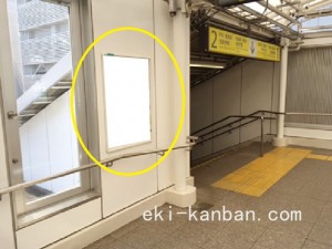 JR／千葉駅／西乗換跨線橋／№1駅看板・駅広告、写真2