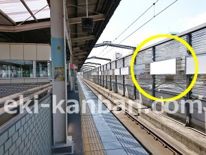 JR/前橋駅/下り風防壁/№80駅看板・駅広告、写真3