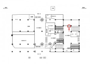 JR／阿佐ケ谷駅／本屋口／№118駅看板・駅広告、位置図