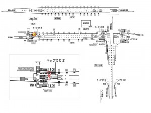 東京メトロ／茅場町駅／東西線／№36駅看板・駅広告、位置図