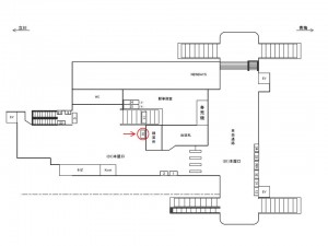 JR／昭島駅／本屋口／№18駅看板・駅広告、位置図