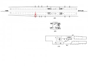 東京メトロ／妙典駅／東西線／№9駅看板・駅広告、位置図