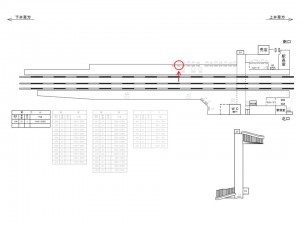 西武　井荻駅／額面／№201駅看板・駅広告、位置図