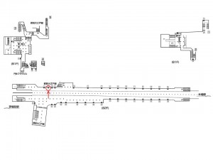 東京メトロ／門前仲町駅／東西線／№2駅看板・駅広告、位置図
