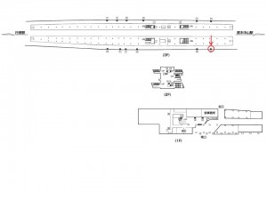 東京メトロ／妙典駅／東西線／№14駅看板・駅広告、位置図