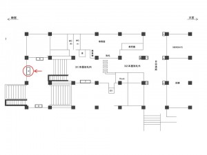 JR／南与野駅／本屋改札内／№4駅看板・駅広告、位置図