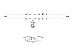 東京メトロ／原木中山駅／東西線／№10駅看板・駅広告、位置図