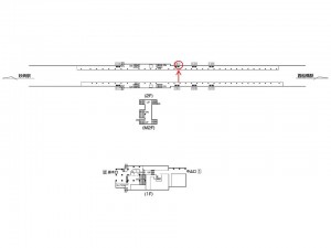 東京メトロ／原木中山駅／東西線／№4駅看板・駅広告、位置図